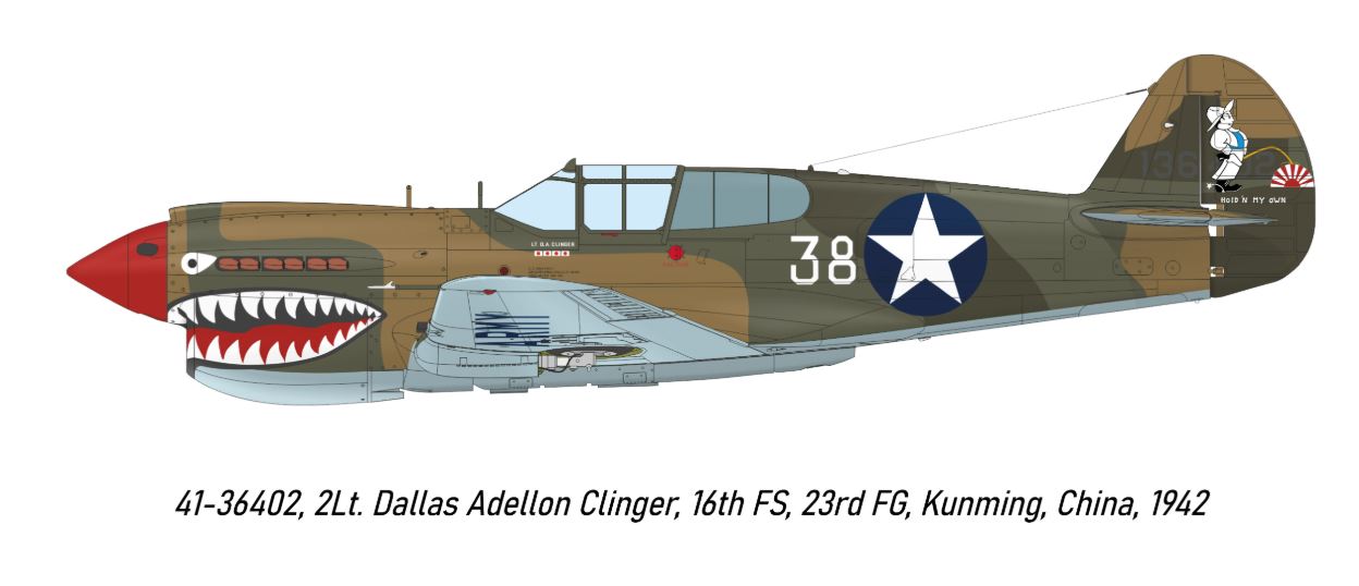 Eduard R0023 1/48 Curtis P-40E Kittyhawk Ia Royal Class Special Edition HELL IN THE PACIFIC - Image 6
