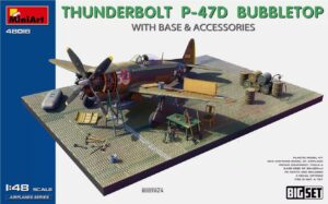 MiniArt 48018 1:48 P-47 D Thunderbolt Bubbletop with Base & Accessories