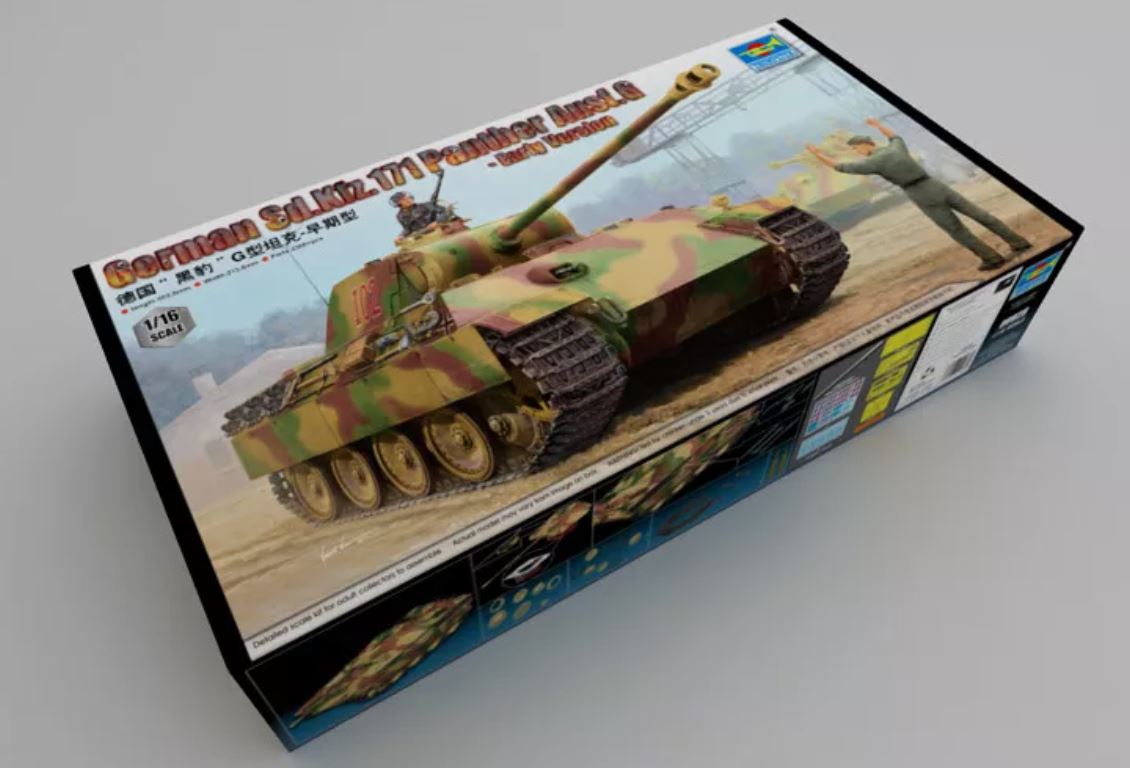 Trumpeter 00928 1:16 Pz.Kpfw.V Ausf.G Panther WEST WALL - Image 3