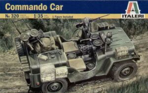 Italeri 320 1:35 Willys Jeep SAS in Europe Commando Vehicle As seen in SAS Rogue Heroes Season 2