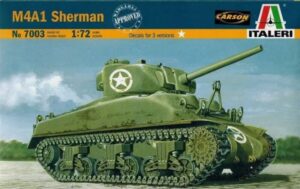 Italeri 7003 1/72 US Army M4 Sherman Tank ASSAULT ON THE RHINE