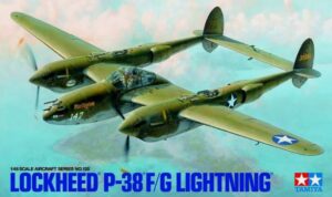 TAMIYA 61120 1/48 Lockheed P-38 F/G Lightning Kit HELL IN THE PACIFIC Operation Vengeance.