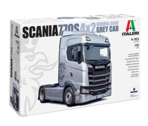 Italeri 3971 1/24 Scania 770S 4x2 Normal Roof Grey Cab truck  Model Kit