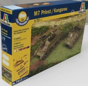 ITALERI 7513 1/72 US M7 Priest 105 mm and Commonwealth Kangaroo ASSAULT ON THE RHINE
