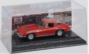 ATLAS IXO PP01 1/43 Chevrolet Sting Ray Coupe CW Red Diecast  Car