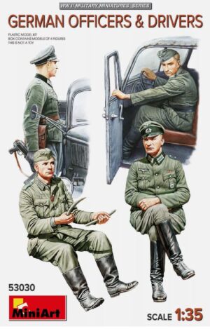 Miniart 53030 1/35 WW2 GERMAN OFFICERS & DRIVERS SOVIET STORM
