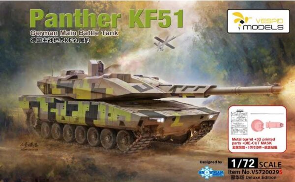 Vespid Models 720029S 1/72 Panther KF51 German MBT Deluxe Edition Model Kit