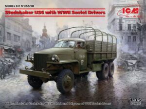 ICM 35510 1:35 Studebaker US6 Truck with WWII Soviet Drivers SOVIET STORM