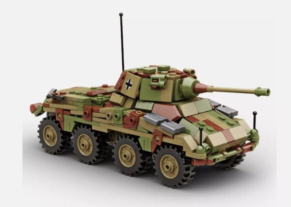 Build Army B0234C 1/33 Sd.Kfz.234/2 Puma Brick Model 508pcs - Image 2