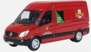 Oxford Diecast 76MSV003 1/76 Mercedes Sprinter Van Royal Mail