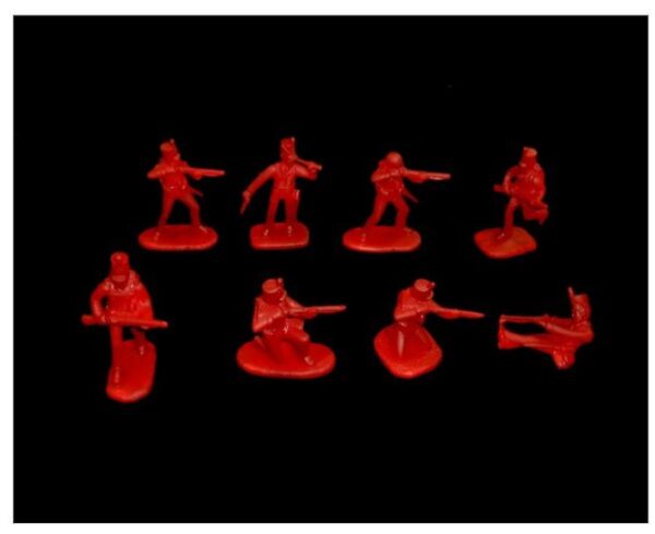ARMIES IN PLASTIC 5505 1/32 American War of 1812 British Army Rifle Company 16 FIGURES - Image 2