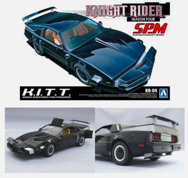Knight Rider Spm Toy Aoshima-06378-1:24-Knight-Rider-Knight-2000-K-I-T-T-SPM-Season-4-Model-Kit