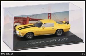ATLAS PP07 1/43 AMERICAN CAR COLLECTION CHEVROLET CAMARO Z28 IN YELLOW