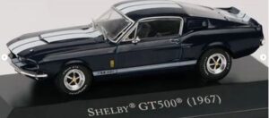 ATLAS PP08 AMERICAN CAR COLLECTION 1967 Shelby GT500 Dark Blue White Stripes