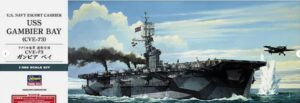 HASEGAWA HAZ27 Z27 1/350 USS Gambier Bay Hasegawa Z27 Plastic kit HELL IN THE PACIFIC TAFFY 3