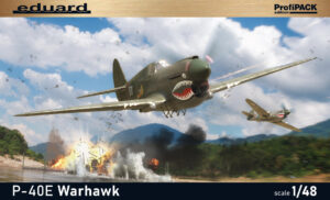 EDUARD 82241 1/48 P40E Warhawk Kittyhawk Plastic Model Kit HELL IN THE PACIFIC