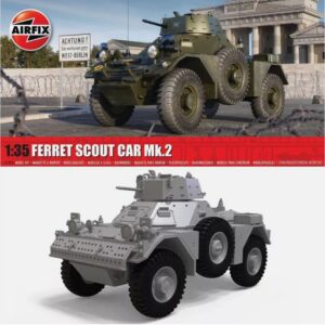 Airfix A1379 1/35 British Army Ferret Scout Car Mk.2 Model Kit