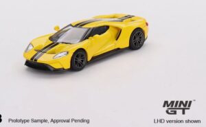 Mini GT 00613-L 1/64 FORD GT TRIPLE YELLOW (LHD)