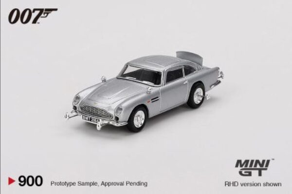 MINI GT 00900-007J 1/64 ASTON MARTIN DB5 RHD GOLDFINGER JAPANESE BLISTER PACKAGING - Image 2