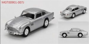 MINI GT 00901-007J 1/64 Aston Martin DB5 James Bond “Thunderball  JAPANESE FILM POSTER RELEASE Blister Pack