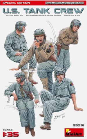 Miniart 35391 1/35 US Tank Crew, (Special Edit) Overlord and West Wall