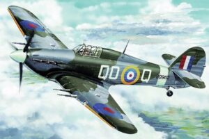 TRUMPETER TRU02415 1/24 Hawker Hurricane MK II C Plastic Model Kit
