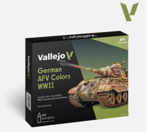 AV Vallejo Model Color Set - German AFV Colors WWII (16) 70255