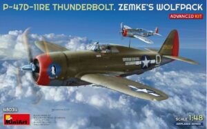 Miniart 48034 1/48 P-47D-11RE Thunderbolt Zemke's Wolfpack Advanced Kit STRATEGIC BOMBING