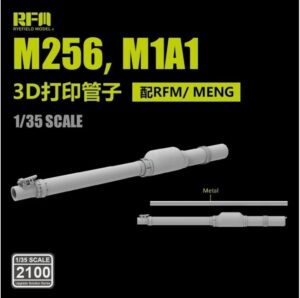 RYE FIELD 2100 1/35 M256 for MIA1 Abrams For RFM/Meng 3D Print Gun Barrel