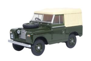 OXFORD 43LR2S008 1/43 Land Rover Series II SWB Canvas Bronze Green