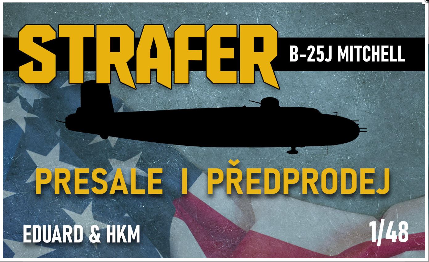 EDUARD 548001 1/48 North American B-25J Mitchell Strafer Pacific WW2 Due March 2026