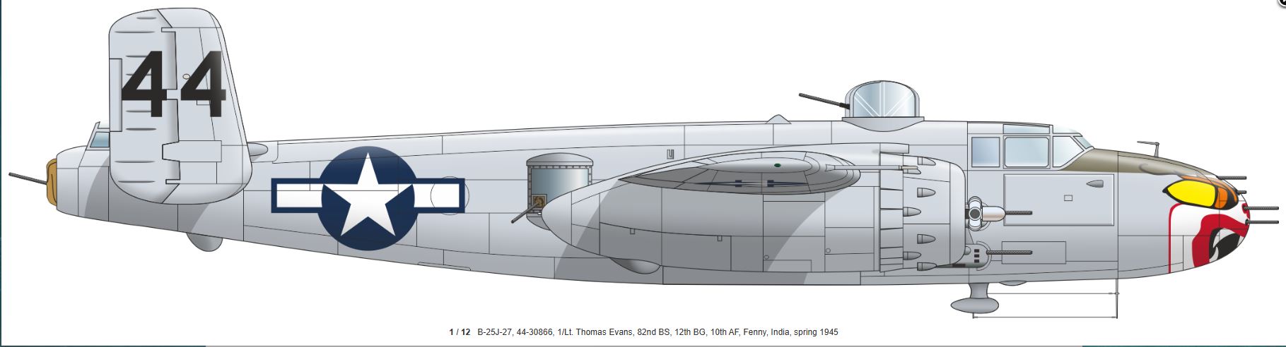 EDUARD 548001 1/48 North American B-25J Mitchell Strafer Pacific WW2 Due March 2026 - Image 3