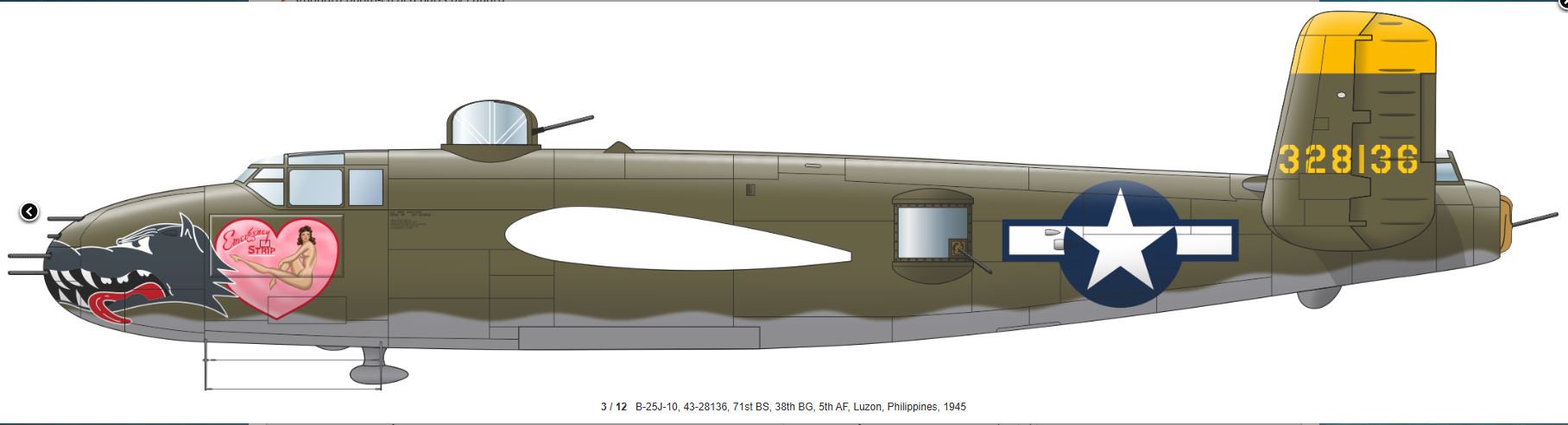 EDUARD 548001 1/48 North American B-25J Mitchell Strafer Pacific WW2 Due March 2026 - Image 5