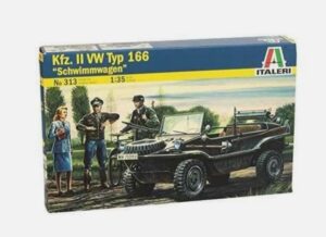 Italeri 313 1/35 Kfz. II VW Typ 166 "Schwimmwagen"  Scale Plastic Kit