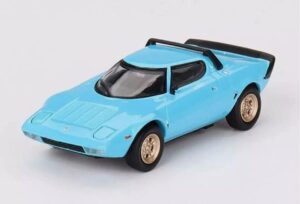 MINI GT 00624-L  1/64 LANCIA STRATOS HF STRADALE AZZURO CHIARO (LHD)