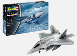 REVELL 03858 1/72 - Lockheed Martin F-22A Raptor Scale Model