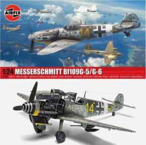 Airfix A17003 1/24 Messerschmitt Bf 109G-5/6 1:24 Model Kit