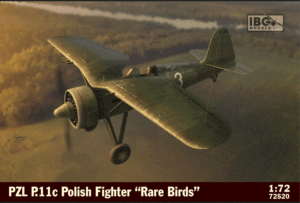 IBG Models 72520 1:72 PZL P.11c Early WW2 Polish Fighter Rare Birds