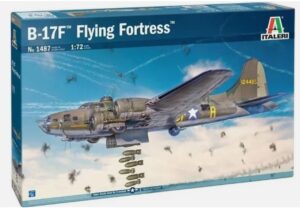 Italeri 1487 1:72nd scale USAAF B-17F Flying Fortress Memphis Belle and 100 Bomb Group Included