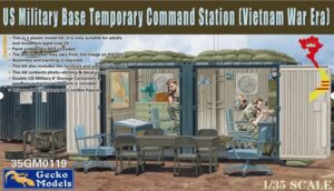 Gecko 35GM0119 1/35 Military Base Temporary Command Station（Vietnam War Era）Kit