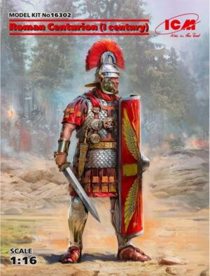 ICM 16302 Centurion (I century) 1:16 Figure Model Kit Nice One Centurion