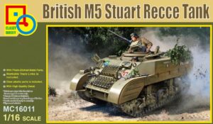 CLASSY HOBBY MC16011 1/16 BRITISH M5 Stuart Recce Light Tank Due Qtr 1 2026