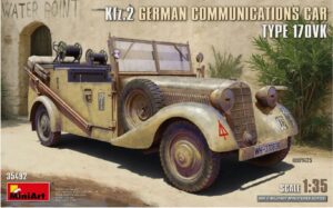 Miniart 35492 1/35 Kfz.2 German Communications Car K type 170VK