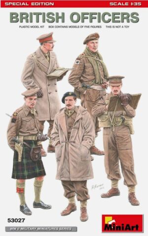 Miniart 53027 - 1/35 British Officers Special Edition