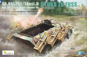 VESPID MODELS SP-8004 1/35 SD KFZ 251/1AUSF D MIT 28/32CM STUKA ZU FUSS SNOWMAN MODELS