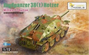 Vespid Models VS720023 - 1:72 Jagdpanzer 38 (T) Hetzer Mid Production