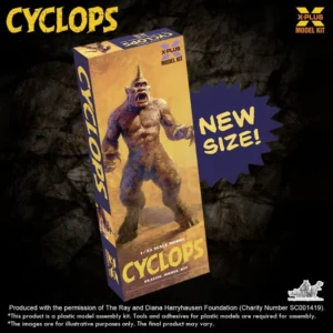 X-Plus 411-200363CP 1/35 Ray Harryhausen Cyclops Plastic Model Kit