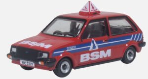 OXFORD 76MET003 1/76 AUSTIN MINI METRO BRITISH SCHOOL OF MOTORING (BSM)