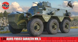 AIRFIX A1385 1/35 Alvis Saracen Mk.5 Cold War British Army APC due May 2026