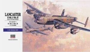 Hasegawa HAE23 1/72 Royal Air Force Lancaster B.Mk.I/Mk.III Plastic Model E23 STRATEGIC BOMBING